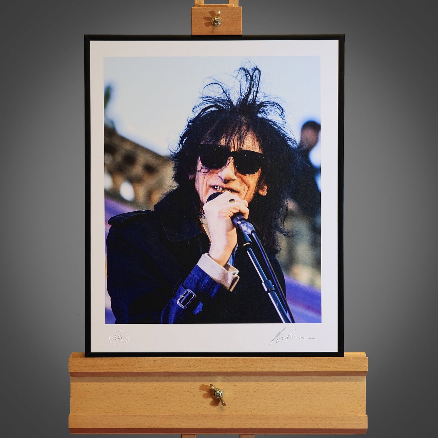 John Cooper Clarke framed